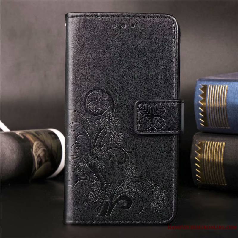 Sony Xperia 10 Coque De Téléphone Bleu Clamshell Carte Étui En Cuir