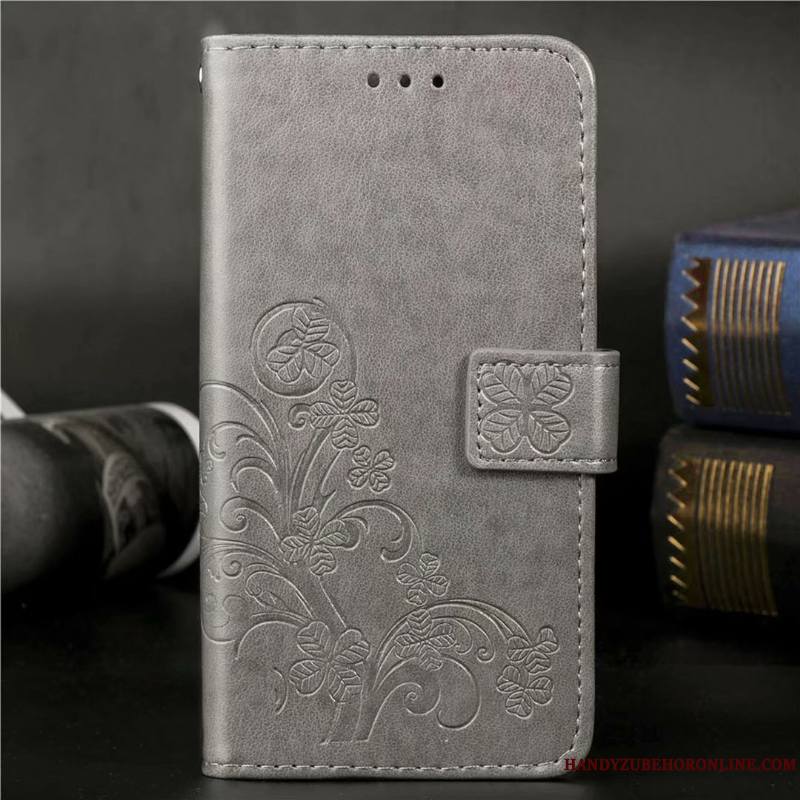 Sony Xperia 10 Coque De Téléphone Bleu Clamshell Carte Étui En Cuir