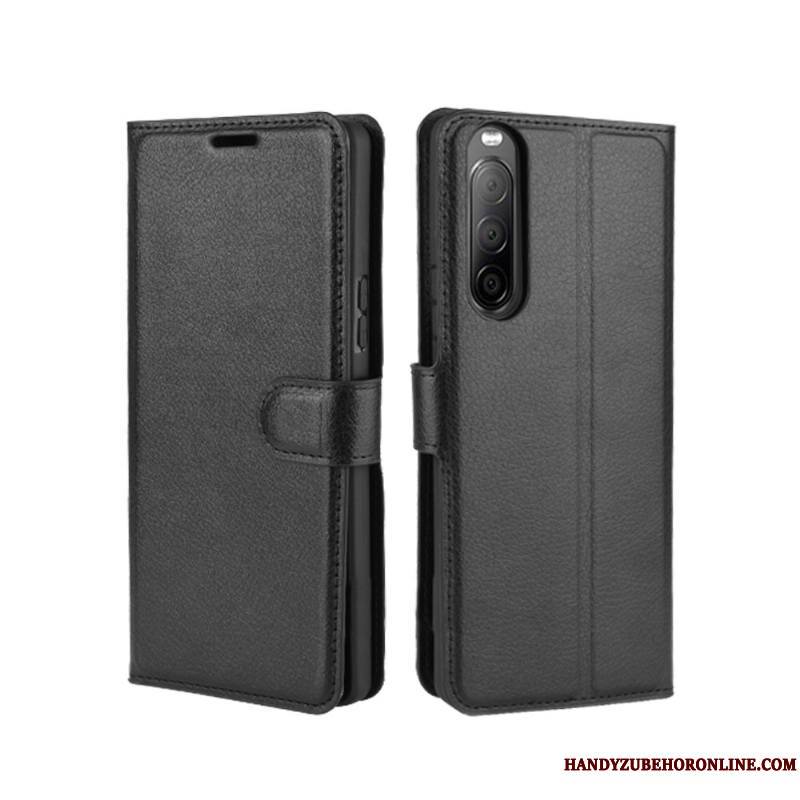 Sony Xperia 10 Ii Coque De Téléphone Étui Téléphone Portable Protection Carte Incassable Étui En Cuir