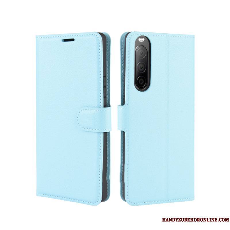 Sony Xperia 10 Ii Coque De Téléphone Étui Téléphone Portable Protection Carte Incassable Étui En Cuir