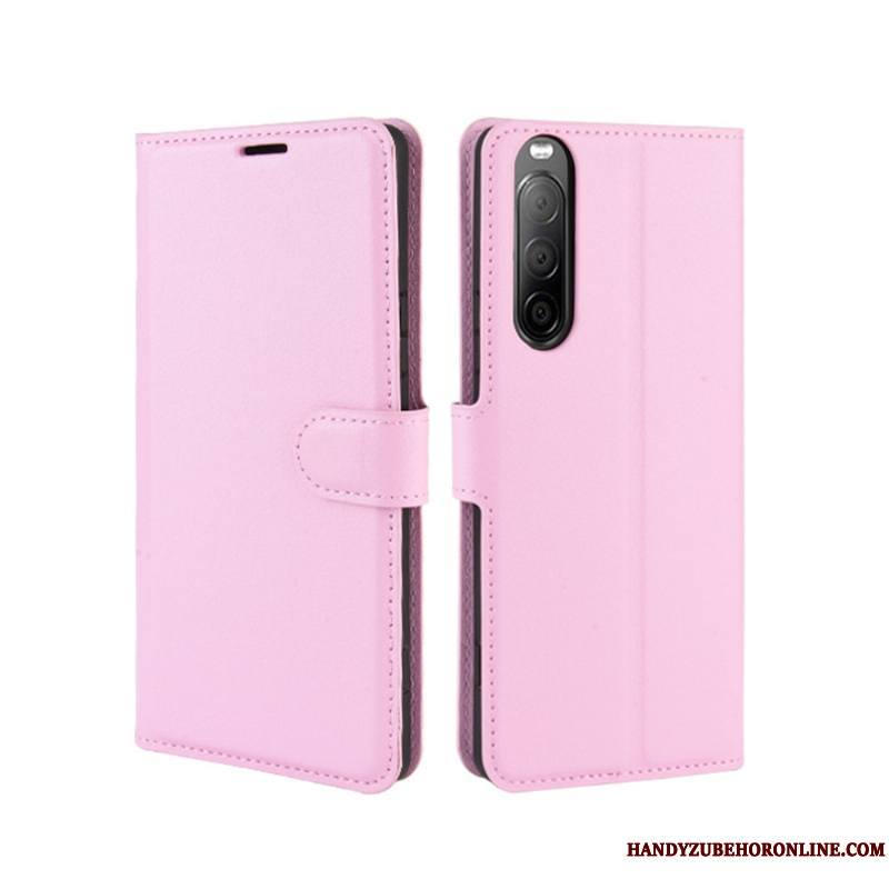 Sony Xperia 10 Ii Coque De Téléphone Étui Téléphone Portable Protection Carte Incassable Étui En Cuir