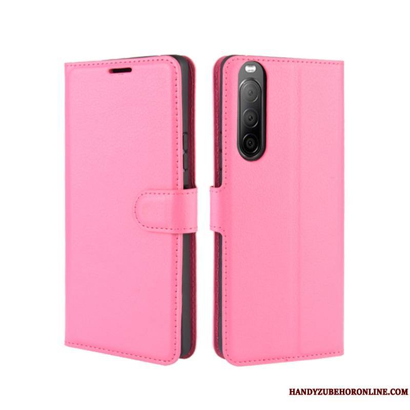 Sony Xperia 10 Ii Coque De Téléphone Étui Téléphone Portable Protection Carte Incassable Étui En Cuir