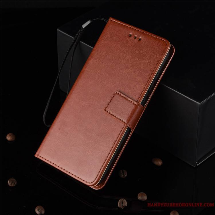 Sony Xperia 10 Ii Housse Téléphone Portable Étui Étui En Cuir Coque Portefeuille Protection