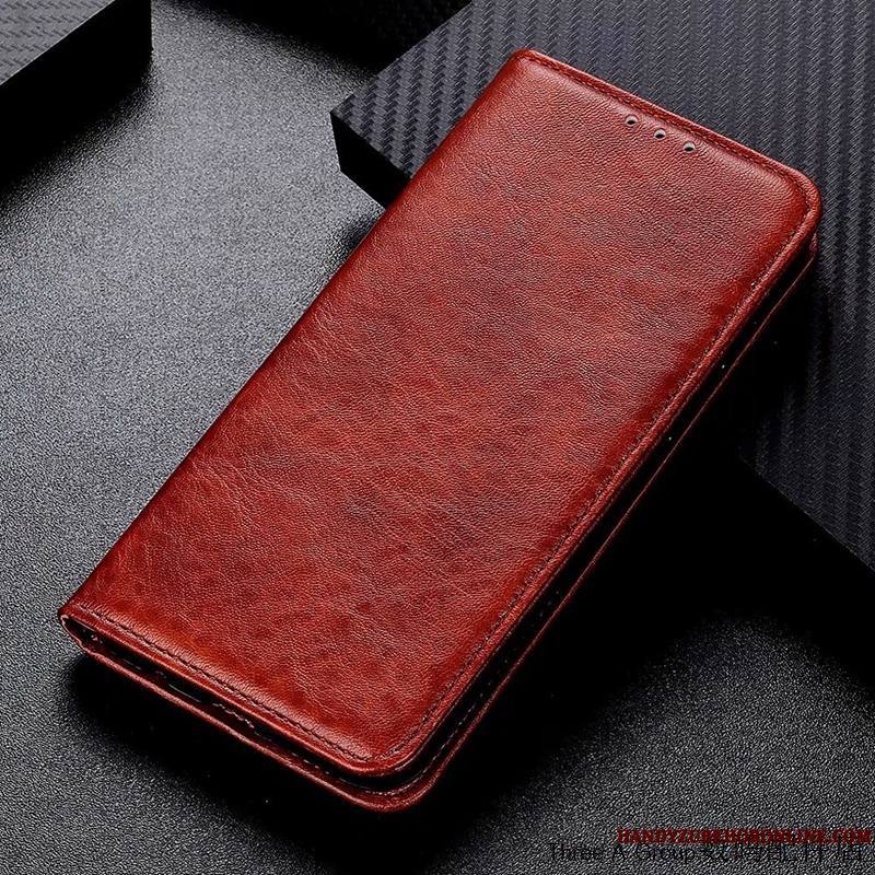 Sony Xperia 10 Ii Incassable Simple Coque De Téléphone Housse Rouge Étui Protection