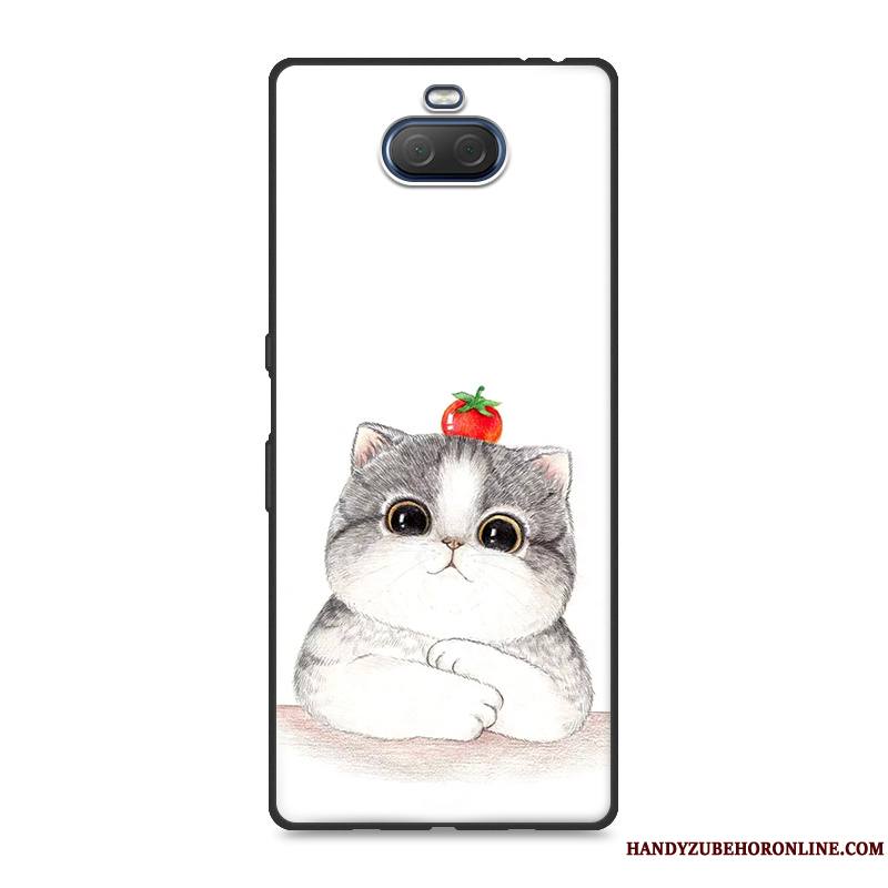 Sony Xperia 10 Personnalité Silicone Dessin Animé Fluide Doux Tout Compris Protection Coque De Téléphone