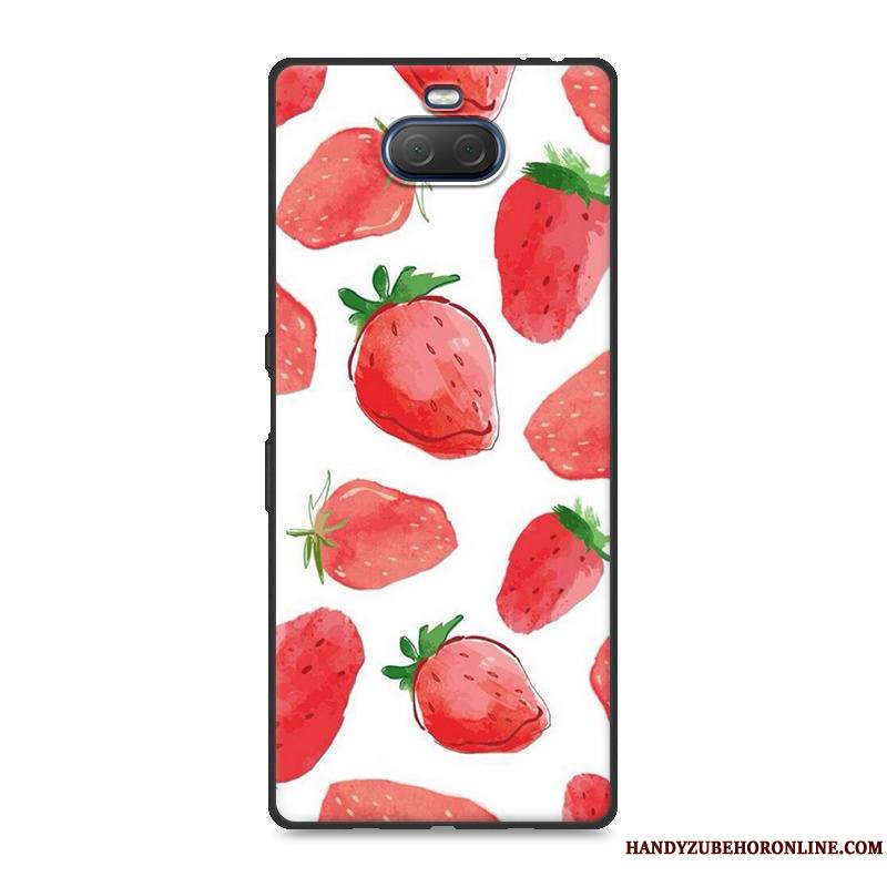 Sony Xperia 10 Personnalité Silicone Dessin Animé Fluide Doux Tout Compris Protection Coque De Téléphone