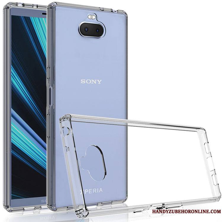 Sony Xperia 10 Plus Créatif Téléphone Portable Tempérer Fluide Doux Étui Transparent Coque