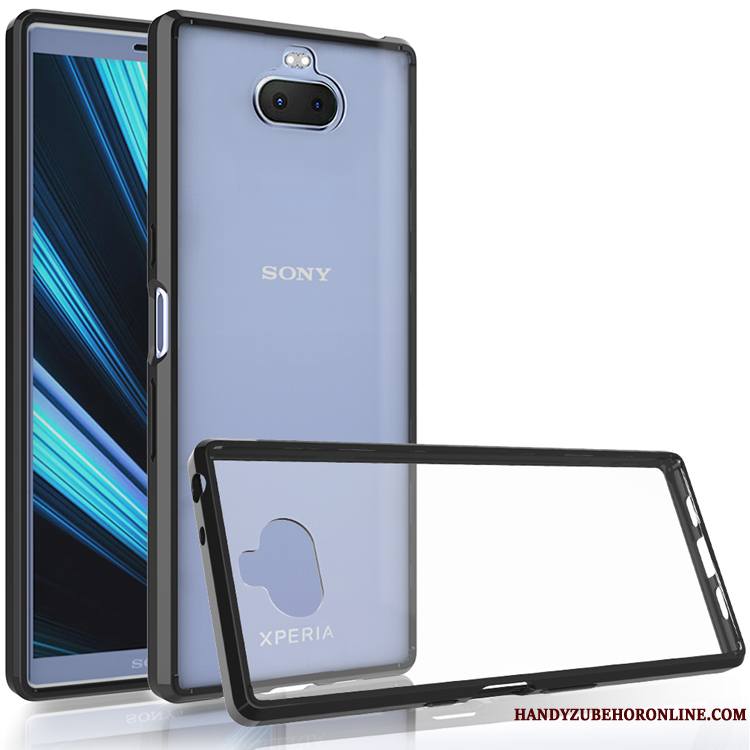 Sony Xperia 10 Protection Coque De Téléphone Transparent Étui Incassable Noir