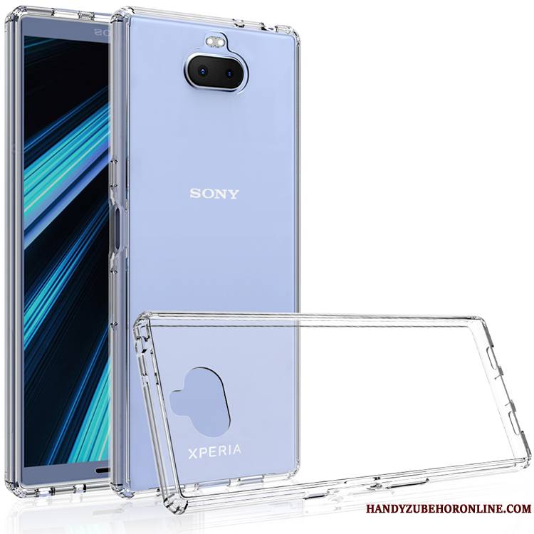 Sony Xperia 10 Protection Coque De Téléphone Transparent Étui Incassable Noir