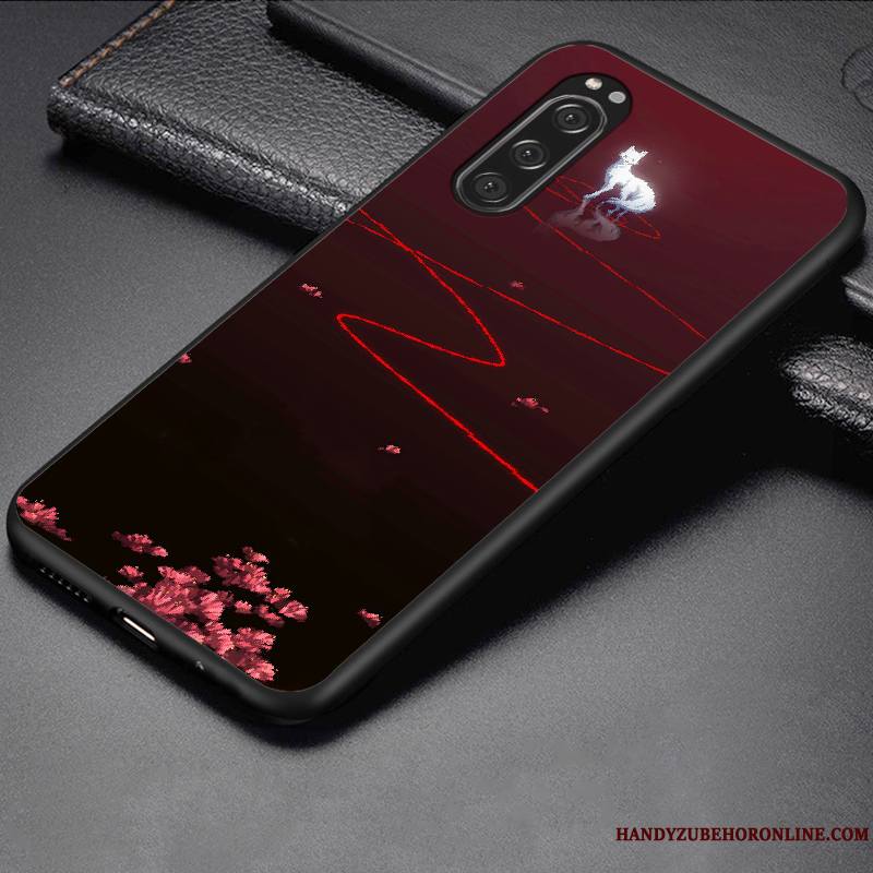 Sony Xperia 5 Bleu Marin Créatif Étui Protection Coque De Téléphone Incassable Dessin Animé