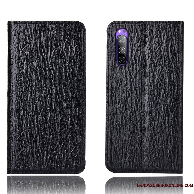 Sony Xperia 5 Modèle Fleurie Protection Oiseau Étui Coque De Téléphone Étui En Cuir Housse