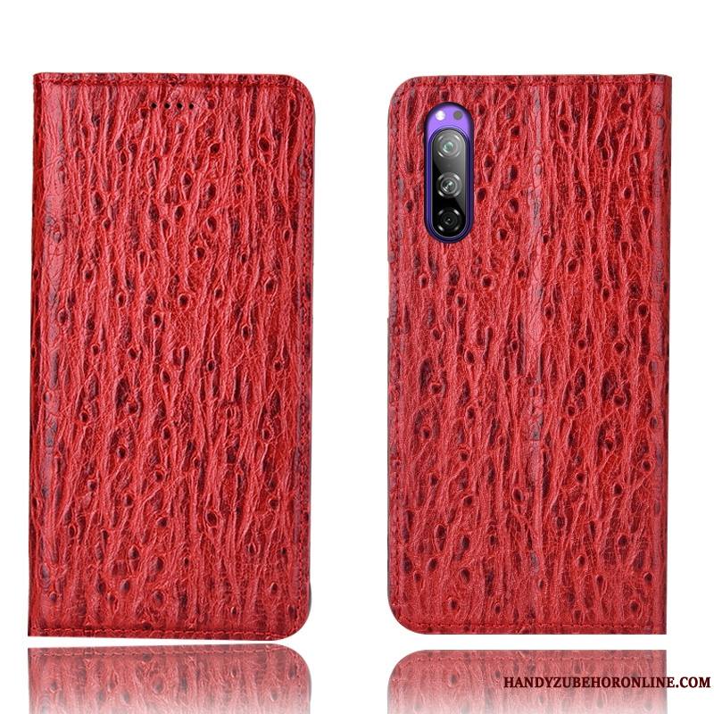 Sony Xperia 5 Modèle Fleurie Protection Oiseau Étui Coque De Téléphone Étui En Cuir Housse