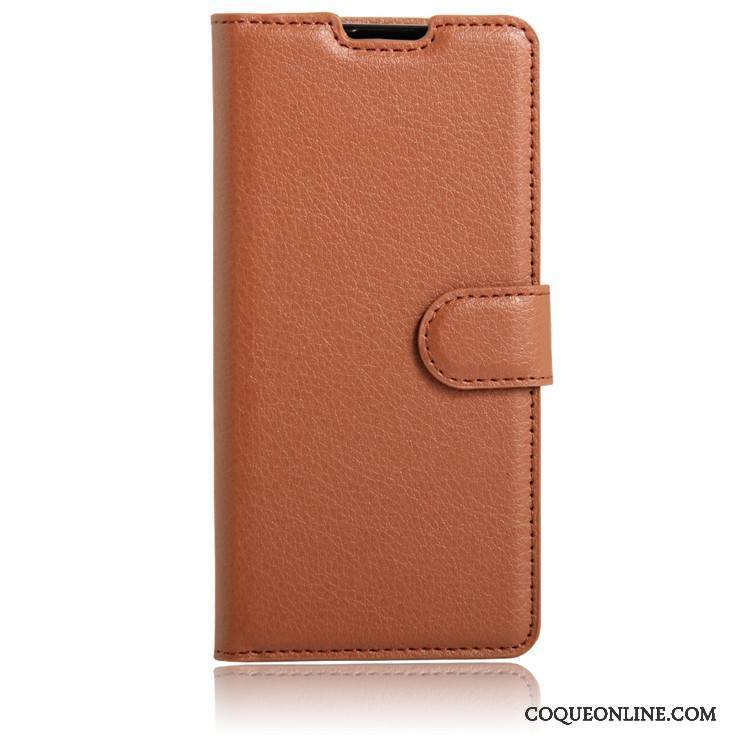 Sony Xperia E5 Coque Étui Étui En Cuir Tout Compris Portefeuille Noir Incassable Protection