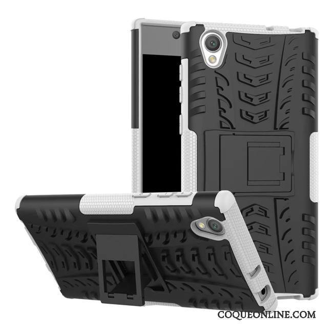 Sony Xperia L1 Coque Délavé En Daim Tout Compris Rouge Incassable Étui Téléphone Portable Protection