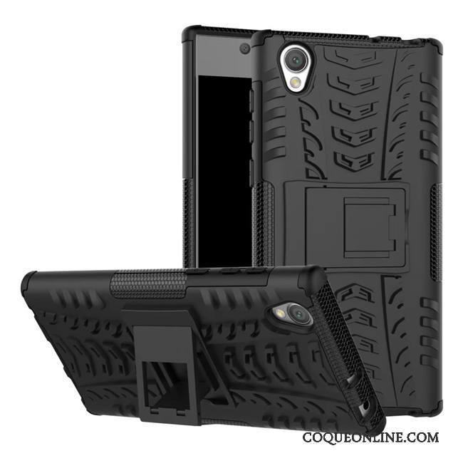 Sony Xperia L1 Coque Délavé En Daim Tout Compris Rouge Incassable Étui Téléphone Portable Protection