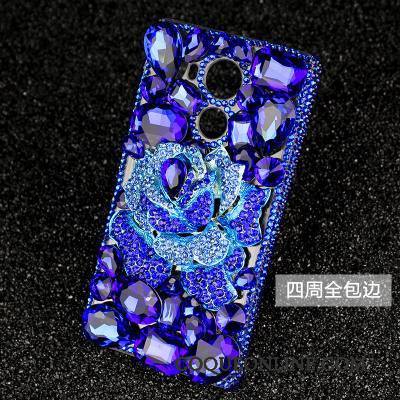 Sony Xperia L1 Protection Incassable Silicone Coque Strass Or Étui