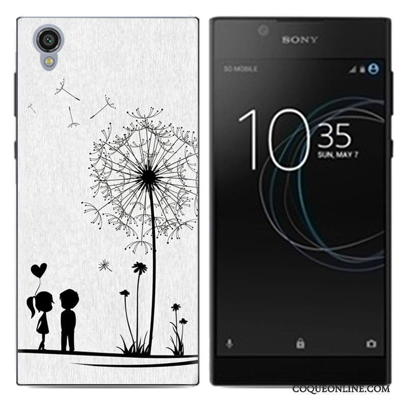 Sony Xperia L1 Tendance Bleu Dessin Animé Téléphone Portable Étui Coque De Téléphone Très Mince