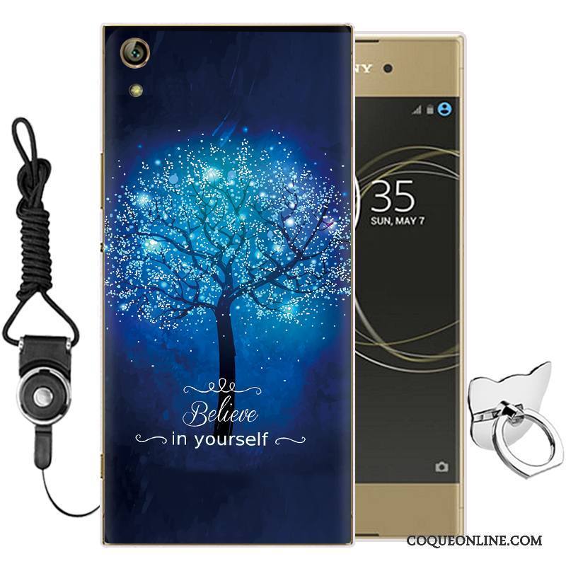 Sony Xperia L1 Téléphone Portable Rose Silicone Étui Fluide Doux Protection Coque