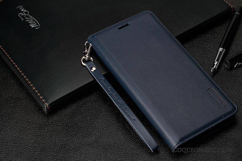 Sony Xperia L2 Coque De Téléphone Étui Or Étui En Cuir Incassable Tout Compris Housse