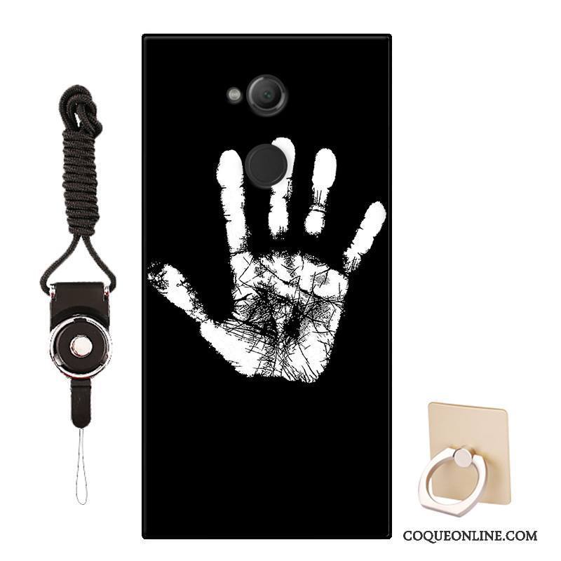 Sony Xperia L2 Créatif Noir Protection Personnalité Modèle Fluide Doux Coque