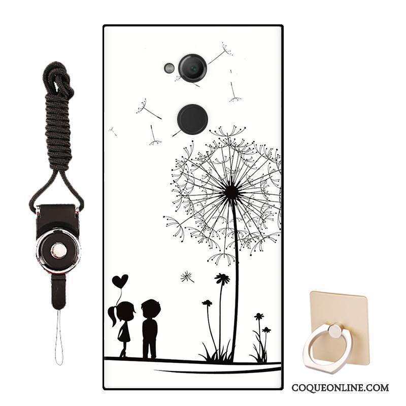 Sony Xperia L2 Dessin Animé Fluide Doux Personnalisé Créatif Modèle Coque De Téléphone Rose