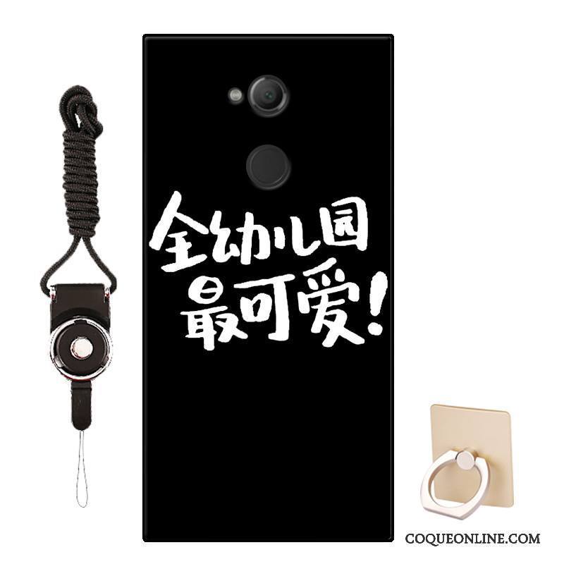 Sony Xperia L2 Dessin Animé Fluide Doux Personnalisé Créatif Modèle Coque De Téléphone Rose