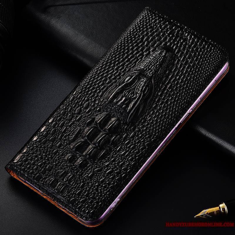 Sony Xperia L3 Bleu Étui En Cuir Housse Protection Crocodile Tout Compris Coque De Téléphone