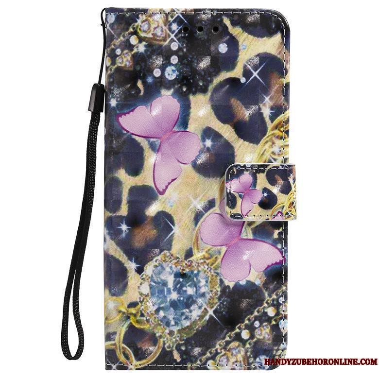 Sony Xperia L3 Fluide Doux Housse Protection Incassable Étui En Cuir Coque De Téléphone Violet