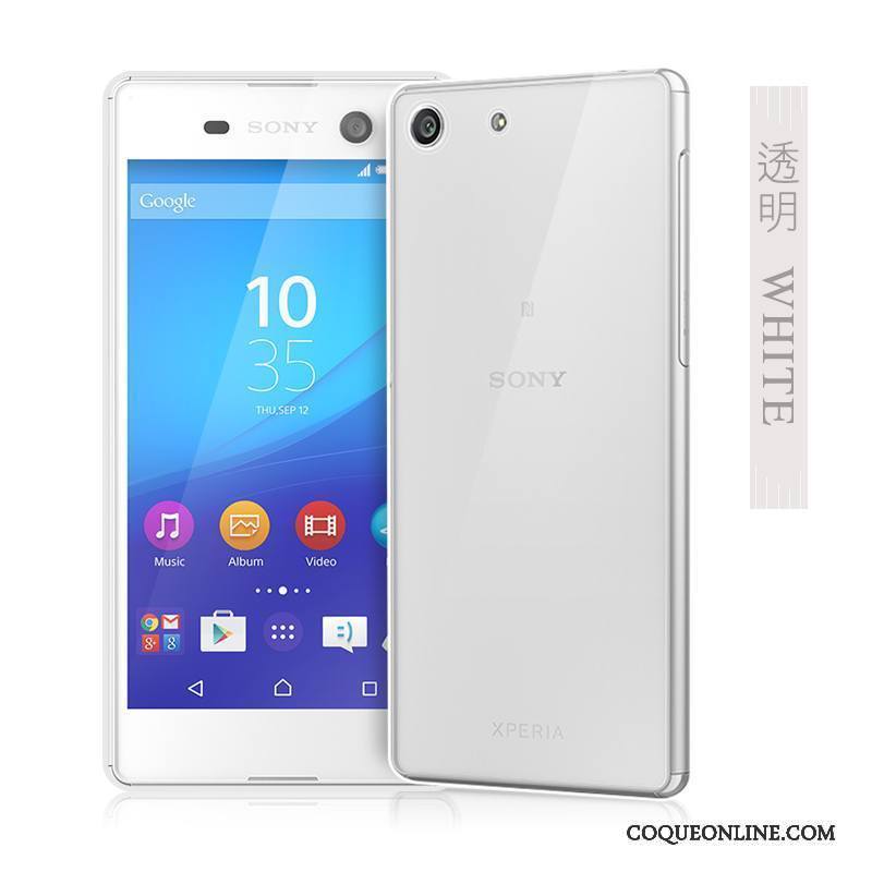 Sony Xperia M5 Dual Coque Silicone Étui Transparent Légère Protection Téléphone Portable Grand