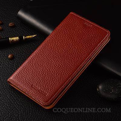 Sony Xperia M5 Dual Incassable Étui Cuir Véritable Étui En Cuir Business Rose Coque De Téléphone