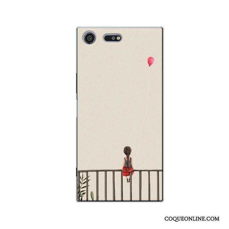 Sony Xperia X Compact Blanc Protection Étui Créatif Coque Personnalisé Silicone