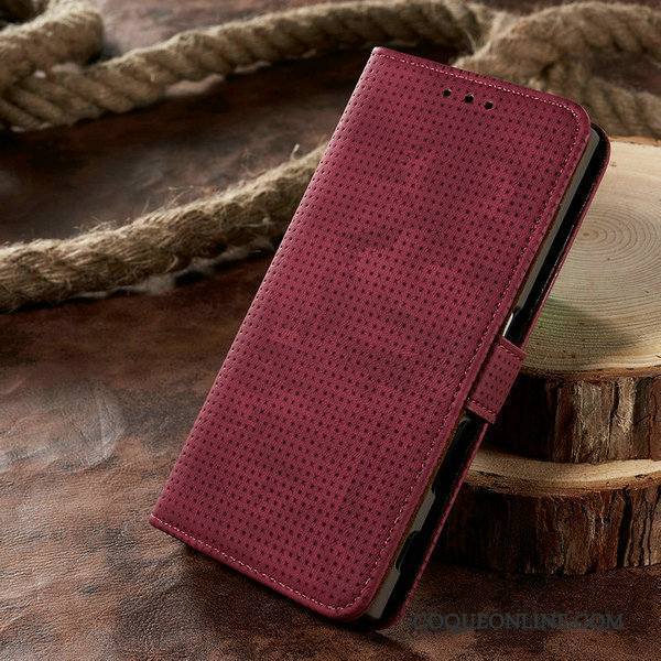 Sony Xperia X Compact Bleu Portefeuille Étui Étui En Cuir Coque De Téléphone Vintage Modèle Fleurie