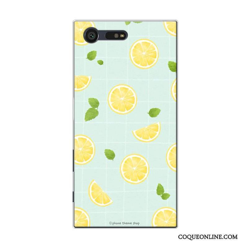 Sony Xperia X Compact Coque De Téléphone Frais Silicone Citron Petit Tout Compris Pastèque