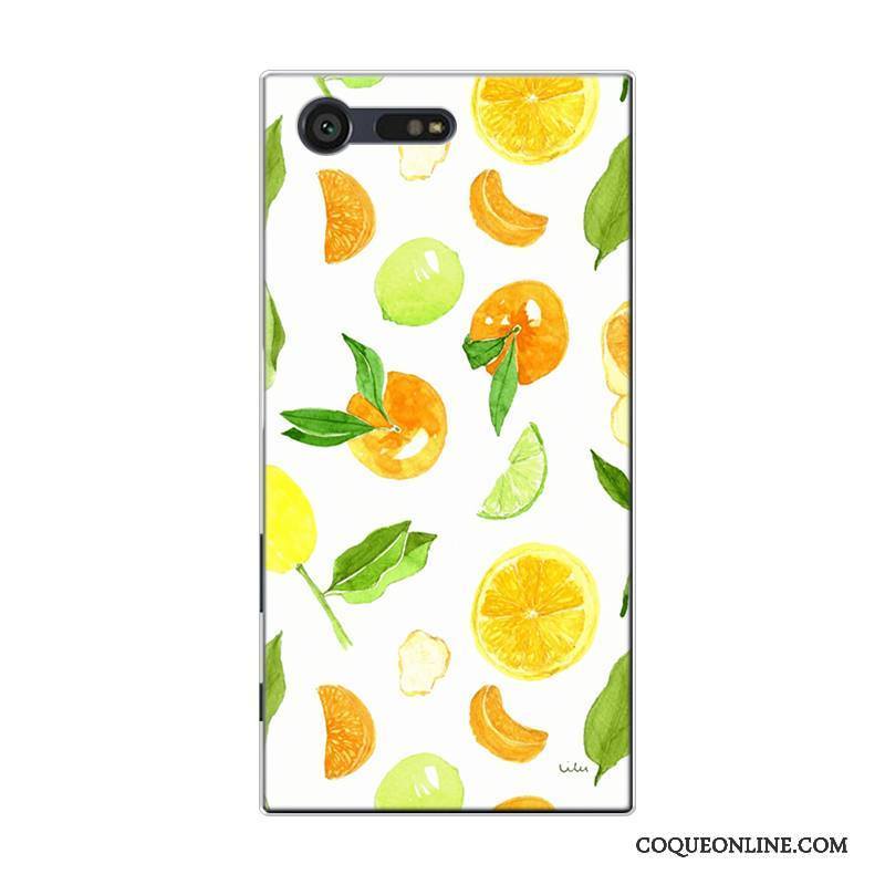 Sony Xperia X Compact Coque De Téléphone Frais Silicone Citron Petit Tout Compris Pastèque