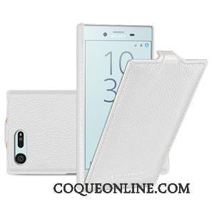 Sony Xperia X Compact Coque De Téléphone Housse Étui Vert Protection Étui En Cuir Cuir Véritable