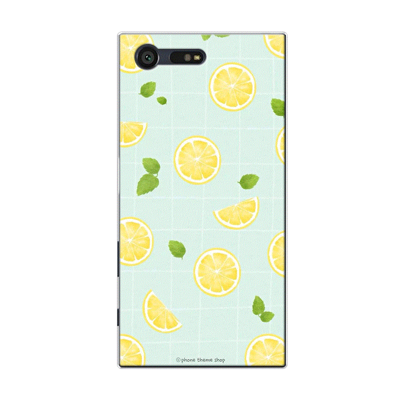 Sony Xperia X Compact Coque Tout Compris Petit Frais Silicone Bleu Fruit Pastèque