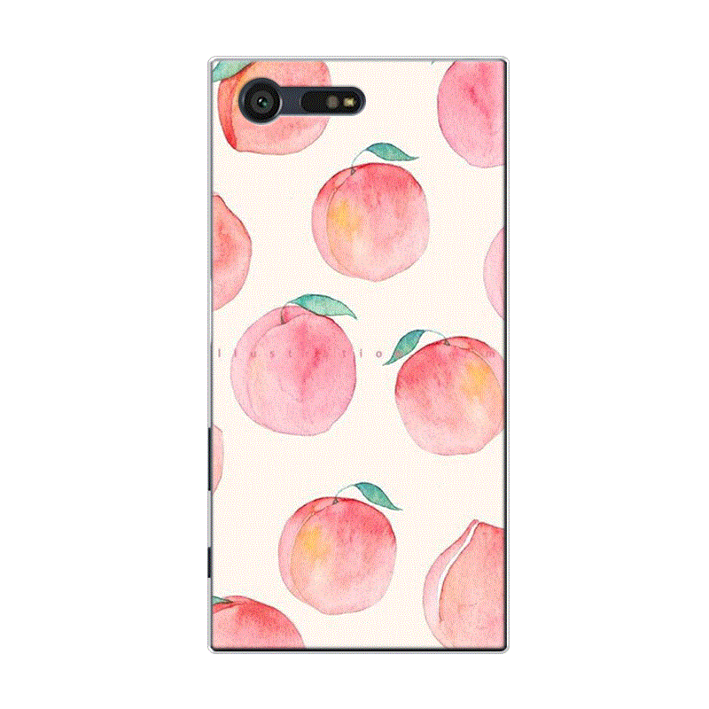 Sony Xperia X Compact Coque Tout Compris Petit Frais Silicone Bleu Fruit Pastèque