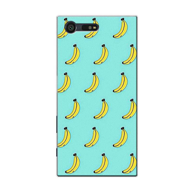 Sony Xperia X Compact Coque Tout Compris Petit Frais Silicone Bleu Fruit Pastèque