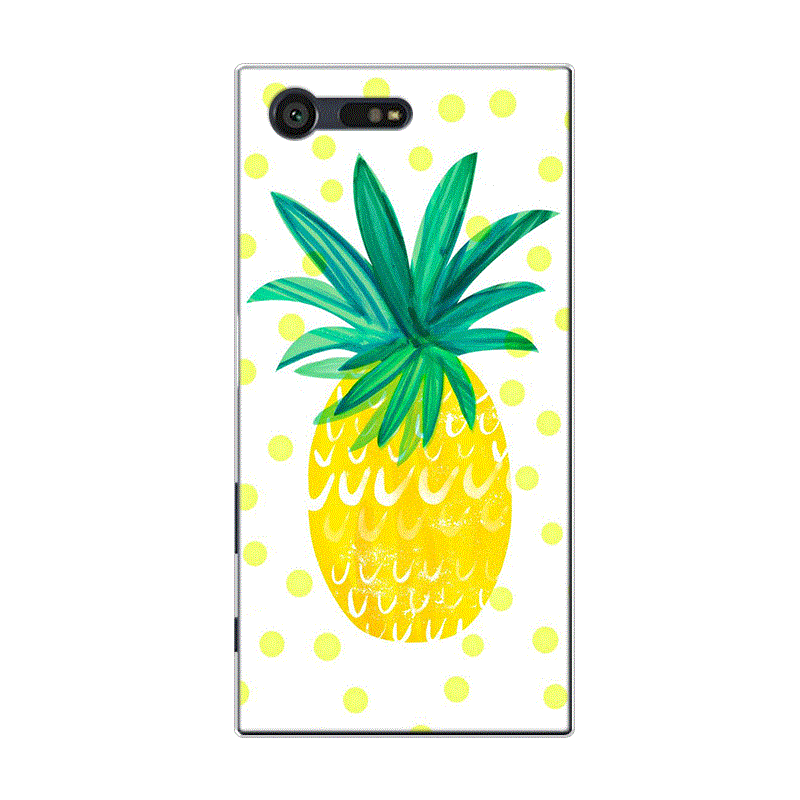 Sony Xperia X Compact Coque Tout Compris Petit Frais Silicone Bleu Fruit Pastèque