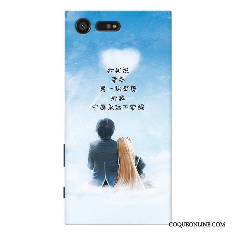Sony Xperia X Compact Protection Téléphone Portable Blanc Fluide Doux Modèle Coque De Téléphone Incassable
