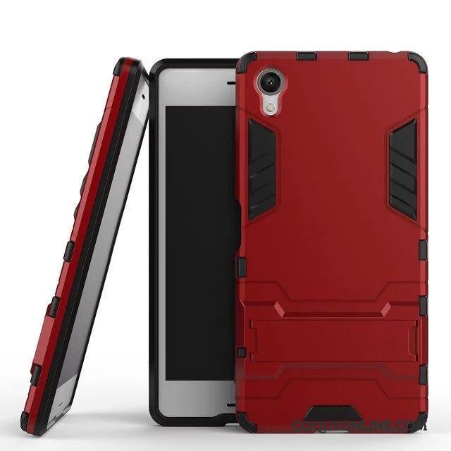Sony Xperia X Téléphone Portable Outdoor Armure Personnalité Protection Rouge Coque