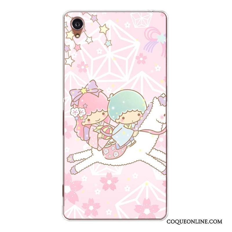 Sony Xperia Xa Charmant Fluide Doux Coque De Téléphone Bleu Dessin Animé Étoile Incassable