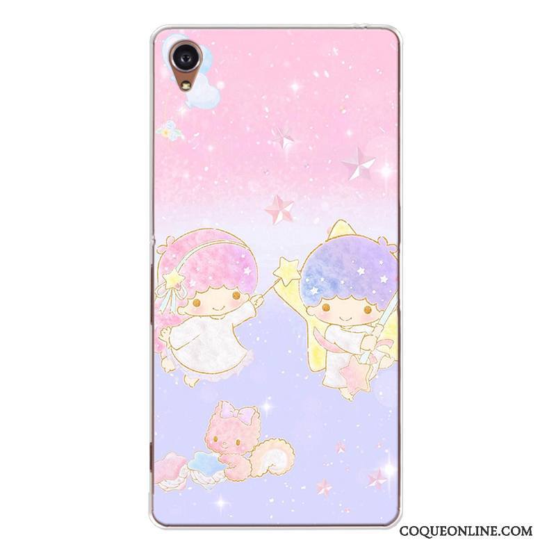 Sony Xperia Xa Charmant Fluide Doux Coque De Téléphone Bleu Dessin Animé Étoile Incassable