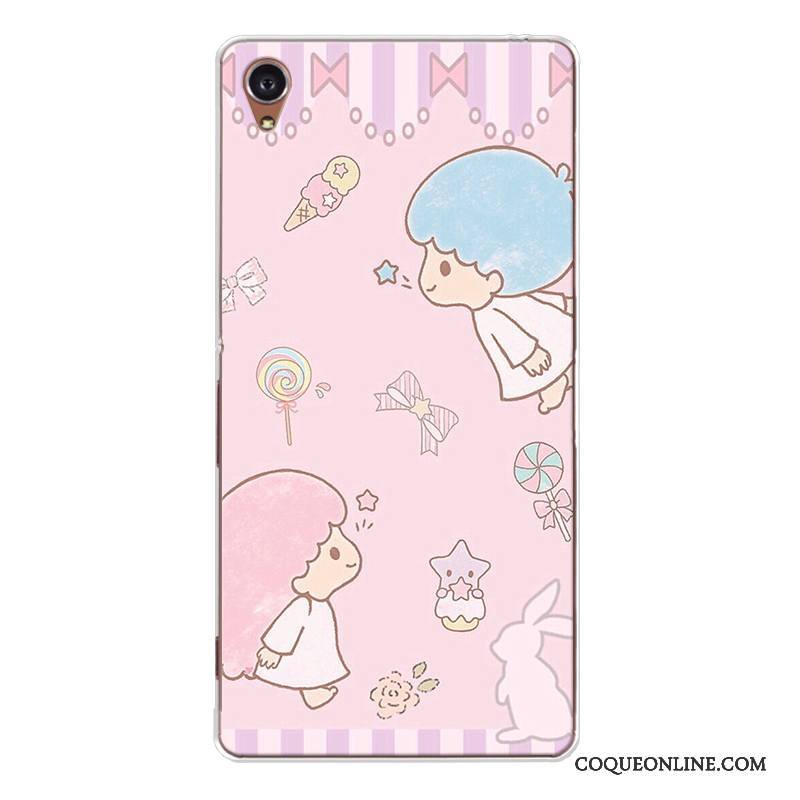 Sony Xperia Xa Charmant Fluide Doux Coque De Téléphone Bleu Dessin Animé Étoile Incassable