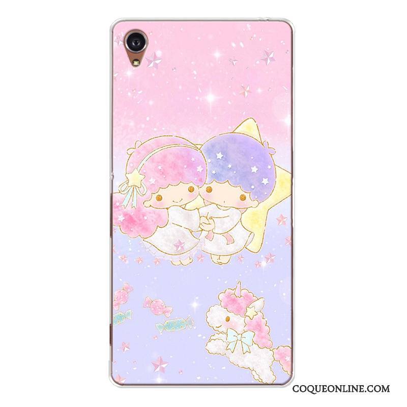 Sony Xperia Xa Charmant Fluide Doux Coque De Téléphone Bleu Dessin Animé Étoile Incassable