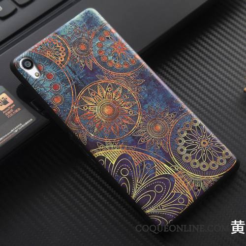 Sony Xperia Xa Ultra Multicolore Coque De Téléphone Silicone Gaufrage Incassable Fluide Doux