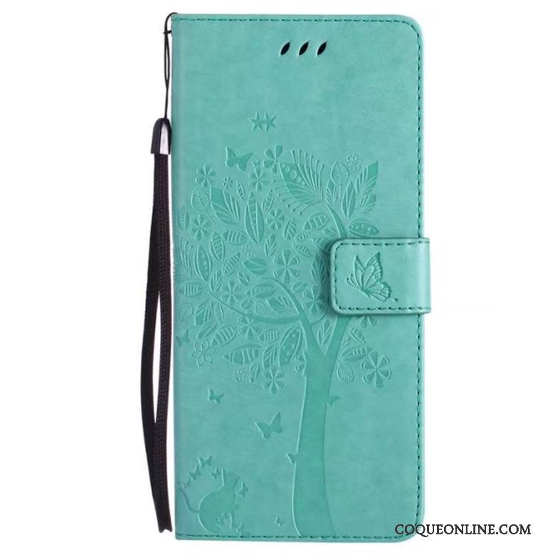 Sony Xperia Xa Ultra Violet Étui En Cuir Vert Clamshell Coque De Téléphone Incassable Protection