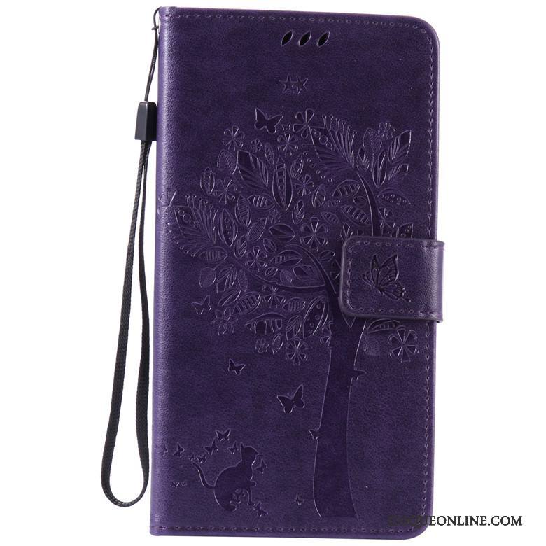 Sony Xperia Xa Ultra Violet Étui En Cuir Vert Clamshell Coque De Téléphone Incassable Protection