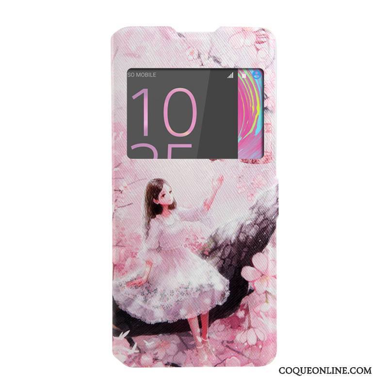 Sony Xperia Xa Windows Peinture Téléphone Portable Coque Étui Protection Dessin Animé