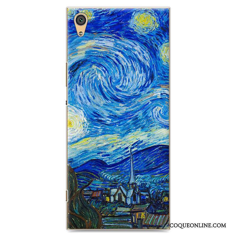 Sony Xperia Xa1 Art Tendance Coque De Téléphone Dessin Animé Étui Protection Peinture